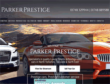 Tablet Screenshot of parkerprestige.co.uk